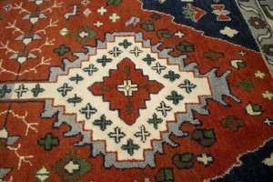 Rust Geometric 9X12 Yalameh Oriental Rug