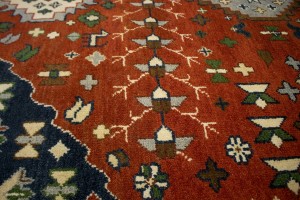 Rust Geometric 9X12 Yalameh Oriental Rug