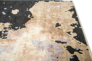 Multicolored Abstract 9X12 Modern Rug