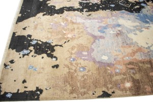 Multicolored Abstract 9X12 Modern Rug