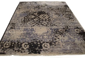 Multicolored Abstract 8X10 Transitional Modern Rug