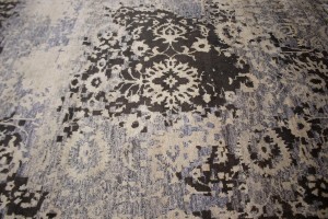Multicolored Abstract 8X10 Transitional Modern Rug