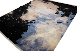 Multicolored Abstract 8X10 Modern Rug