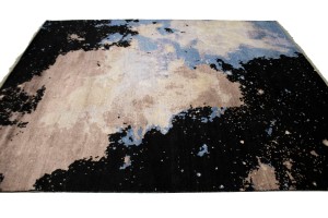 Multicolored Abstract 8X10 Modern Rug