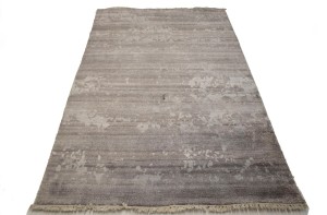 Warm Stone Abstract 5X8 Modern Oriental Rug