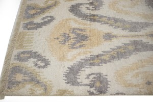Cream Abstract 6X9 Modern Oriental Rug