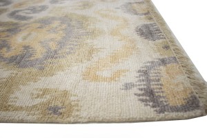 Cream Abstract 6X9 Modern Oriental Rug