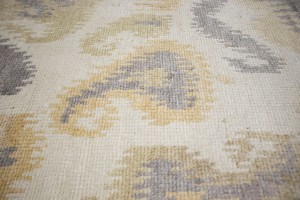 Cream Abstract 6X9 Modern Oriental Rug