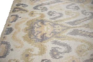 Cream Abstract 6X9 Modern Oriental Rug