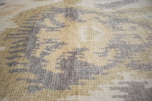 Cream Abstract 6X9 Modern Oriental Rug