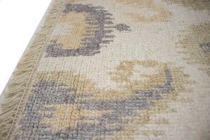 Cream Abstract 6X9 Modern Oriental Rug