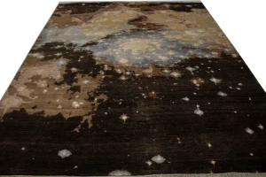 Multicolored Abstract 8X10 Modern Rug