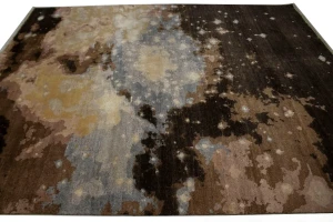 Multicolored Abstract 8X10 Modern Rug