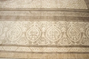 Beige Floral Modern 8X10 Oriental Rug