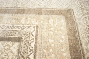Beige Floral Modern 8X10 Oriental Rug