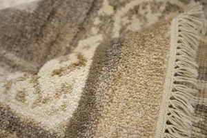 Beige Floral Modern 8X10 Oriental Rug