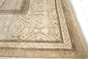 Beige Floral Modern 8X10 Oriental Rug