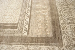 Beige Floral Modern 8X10 Oriental Rug