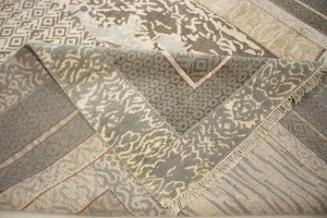 Multicolored Abstract 8X10 Oriental Modern Rug