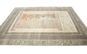 Multicolored Abstract 8X10 Oriental Modern Rug