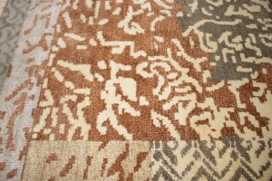 Multicolored Abstract 8X10 Oriental Modern Rug