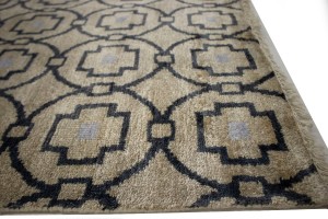 Beige Geometric 8X10 Modern Rug