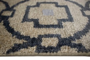 Beige Geometric 8X10 Modern Rug