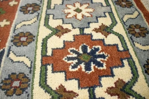 Rust Geometric 9X12 Yalameh Oriental Rug