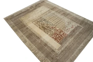 Multicolored Abstract 8X10 Oriental Modern Rug