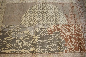 Multicolored Abstract 8X10 Oriental Modern Rug
