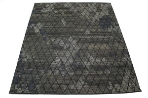 Multicolored Abstract 8X10 Oriental Modern Rug