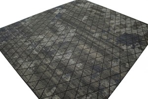 Multicolored Abstract 8X10 Oriental Modern Rug