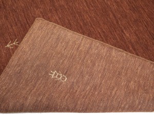 Rusty Red Modern Solid 6X8 Gabbeh Oriental Rug