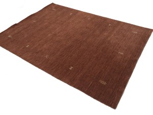 Rusty Red Modern Solid 6X8 Gabbeh Oriental Rug