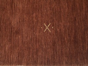 Rusty Red Modern Solid 6X8 Gabbeh Oriental Rug