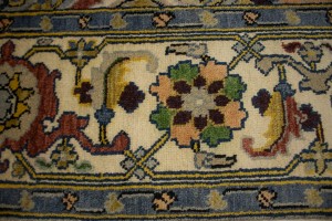 Gray Floral 9X12 Oushak Oriental Rug
