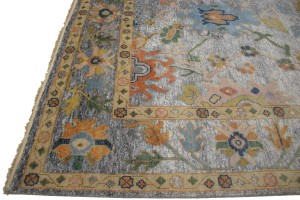 Floral Colorfast 8X10 Oushak Chobi Oriental Rug