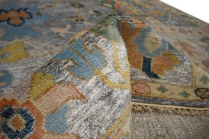 Floral Colorfast 8X10 Oushak Chobi Oriental Rug