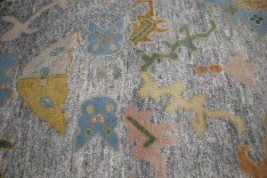 Floral Colorfast 8X10 Oushak Chobi Oriental Rug
