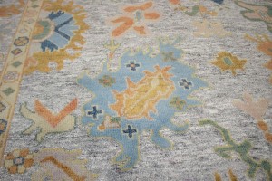 Floral Colorfast 8X10 Oushak Chobi Oriental Rug