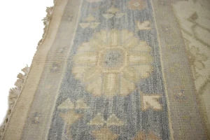 Floral Traditional Cream 8X10 Oushak Chobi Oriental Rug