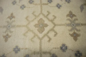 Floral Traditional Cream 8X10 Oushak Chobi Oriental Rug