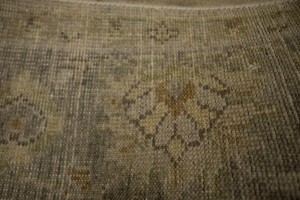 Beige Floral 5'7X8'7 Muted Oushak Chobi Oriental Rug