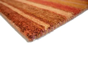 Multicolored Stripes Tribal 8X10 Indo-Gabbeh Oriental Rug