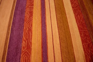 Multicolored Stripes Tribal 8X10 Indo-Gabbeh Oriental Rug