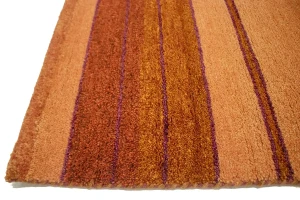 Multicolored Stripes Tribal 8X10 Indo-Gabbeh Oriental Rug