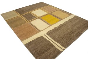 Multicolored Floral 8X10 Indo-Gabbeh Oriental Rug
