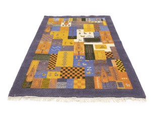 Multicolored Tribal 6X8 Indo-Gabbeh Oriental Rug