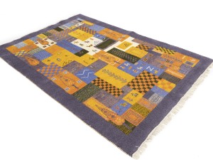 Multicolored Tribal 6X8 Indo-Gabbeh Oriental Rug