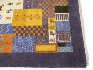 Multicolored Tribal 6X8 Indo-Gabbeh Oriental Rug